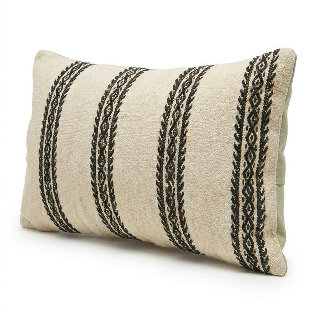 Mid-Century Modern Anatolian Kilim Lumbar Pillow Cover 16'' X 24'' For Sale - Image 3 of 4