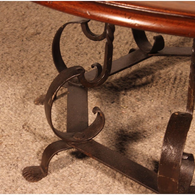 18th Century Round Coffee Table with Brazier For Sale - Image 4 of 9
