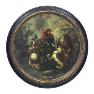 After Salvator Rosa, Cavalry Battle, 2006, Oil on Canvas For Sale