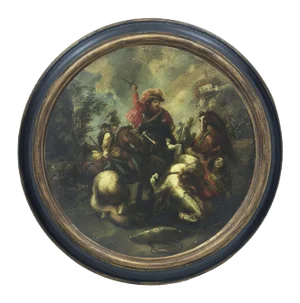 After Salvator Rosa, Cavalry Battle, 2006, Oil on Canvas