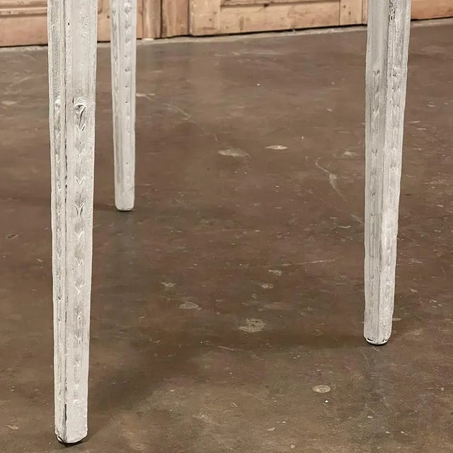 18th Century Country French Painted End Table For Sale - Image 9 of 14