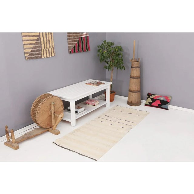 Mid 20th Century Vintage Turkish Modern Kilim Runner For Sale In Los Angeles - Image 6 of 7