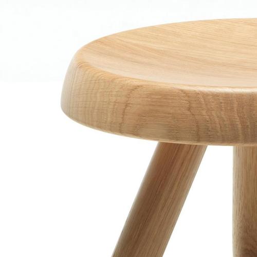 Mid-Century Modern Wood Berger Stool by Charlotte Perriand for Cassina For Sale - Image 3 of 14