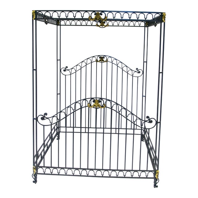 Iron Canopy Bed For Sale