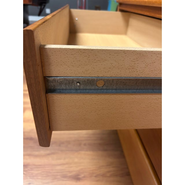 Vintage Danish Modern Teak 6-Drawer Dresser For Sale - Image 9 of 12