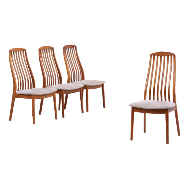 Vintage Danish Chairs from Schou Andersen, Set of 4 For Sale