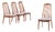 Vintage Danish Chairs from Schou Andersen, Set of 4 For Sale
