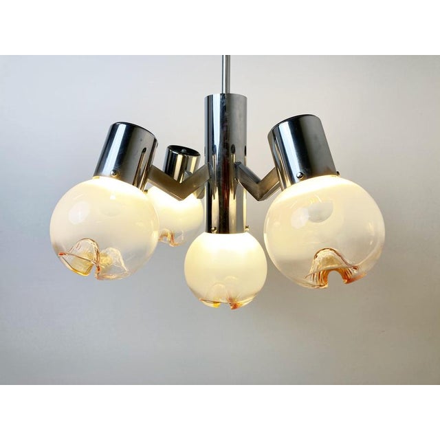 AVMazzega Vintage Chandelier from Mazzega, 1960s For Sale - Image 4 of 13