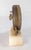 Tan 20th Century Art Deco Style Miniature Swiss Desk Clock "Le Petite Forgeron" Attributed to Fabr Suisse For Sale - Image 8 of 9