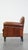 Sheep Leather Armchair with Decorative Nails and Black Piping For Sale - Image 5 of 13