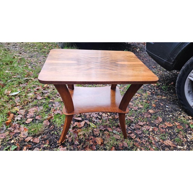1930s Art Deco Two-Tier Side Table, 1930s For Sale - Image 5 of 9