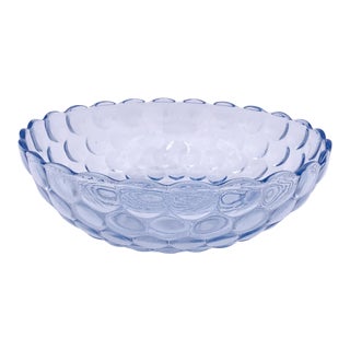 1937 Anchor Hocking Glass Bubble Serving Bowl For Sale