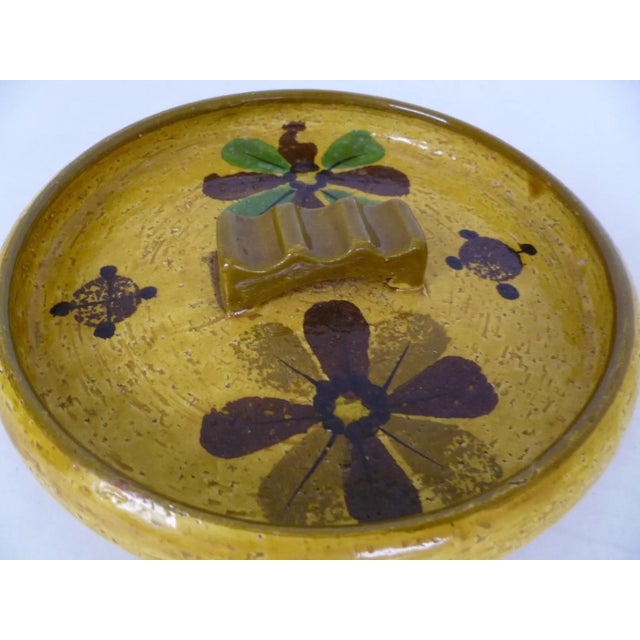 Mid-Century Modern Italian Provenzale Ceramic Ashtray by Aldo Londi for Rosenthal Netter by Bitossi For Sale - Image 3 of 10