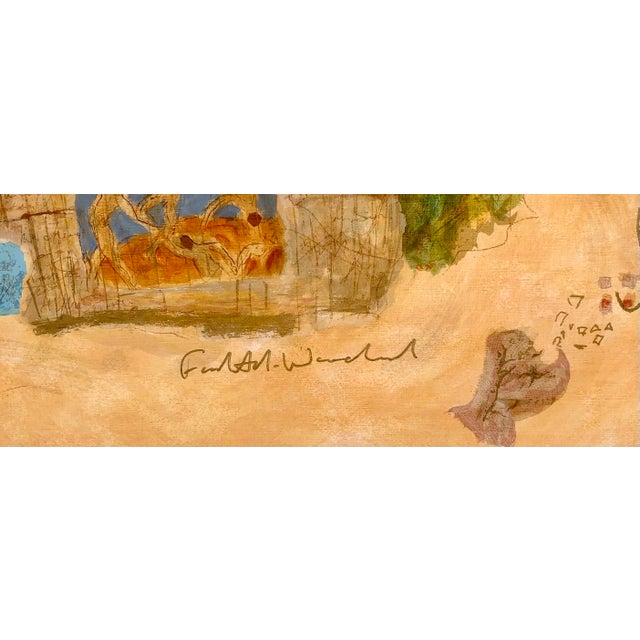 “By Some Golden Thread” Roy Fairchild Hand Signed & Numbered Serigraph on Canvas For Sale - Image 9 of 17