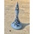 Blue Vintage Hand-Painted Blue Ceramic Decanter With Spire Stopper For Sale - Image 8 of 8