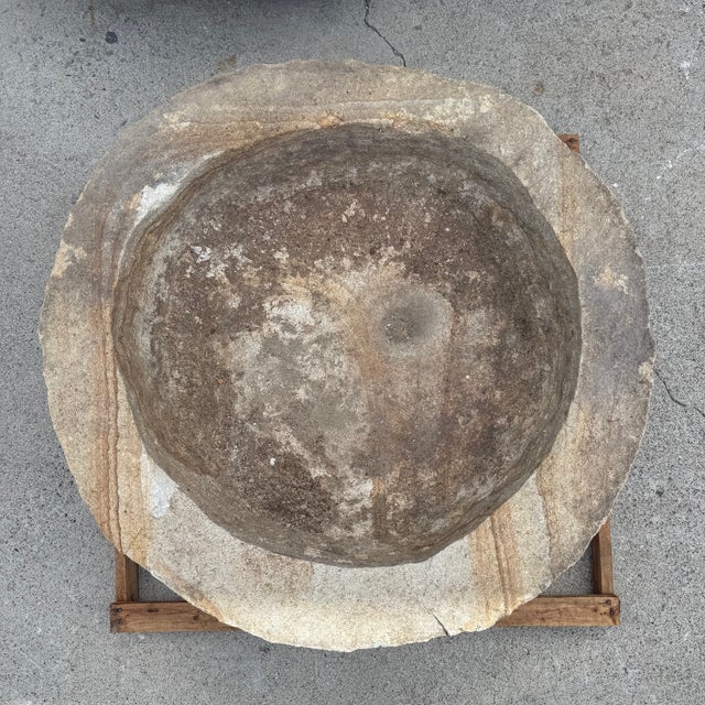 Contemporary Antique Limestone Trough For Sale - Image 3 of 7