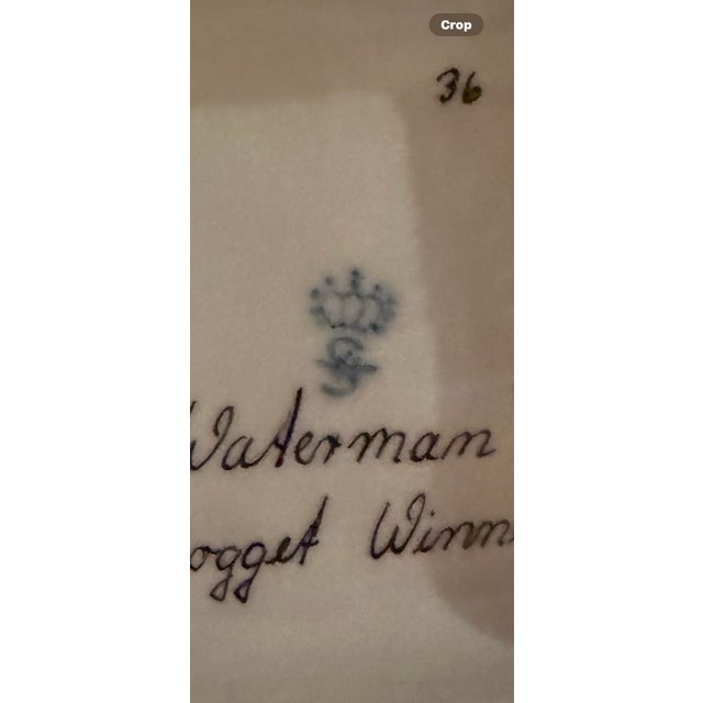 Ceramic 1910s Sitzendorf Dresden Porcelain 'Waterman Doggett Winner' For Sale - Image 7 of 7
