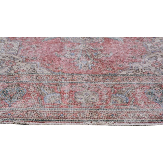 Vintage Turkish Anatolian Hand Knotted Wool Rug, 9'5'' X 12'2'' For Sale In New York - Image 6 of 6
