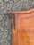 Brown Antique Inlaid Wood Bed Full Size Frame For Sale - Image 8 of 10