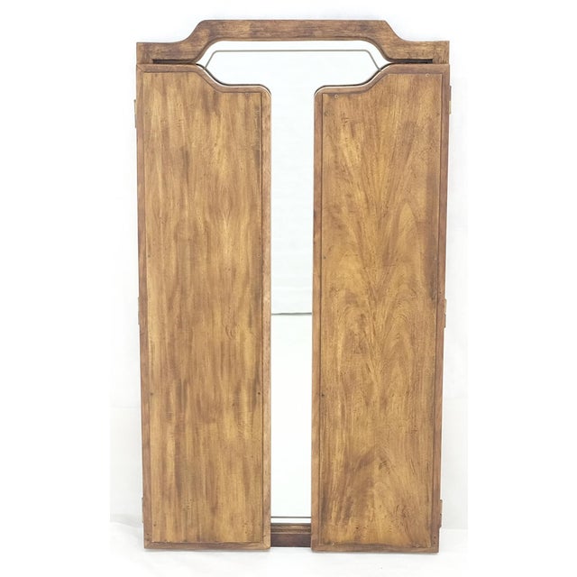 American of Martinsville Mid Century Modern American of Martinsville Triptych Dresser Wall Mirror For Sale - Image 4 of 8