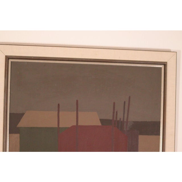 Arne Olsson, Partition, 1960s, Oil & Acrylic on Canvas, Framed For Sale - Image 7 of 17