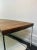 Wood 1970s Milo Baughman Modern Rosewood & Chrome Demilune Bench For Sale - Image 7 of 10