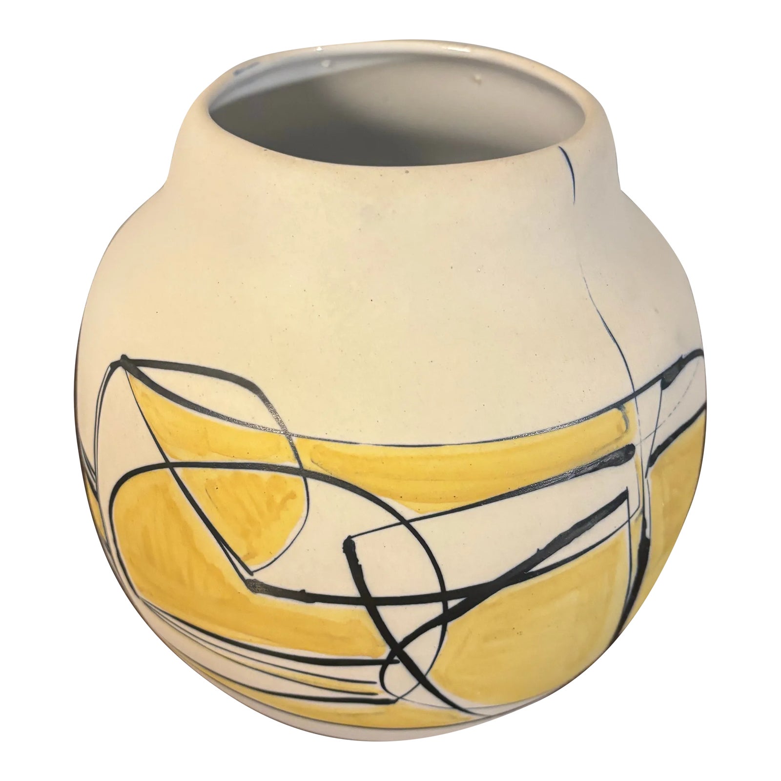 1950s Harsa Ceramic Vase, Made in Israel | Chairish