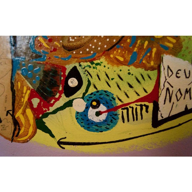 Deuteronomy, Late 20th-Century, Abstract Mixed Media on Wood by George De Goya, 1976 For Sale - Image 9 of 11