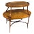 19th Century English Mahogany & Satinwood Etagere Tray Table For Sale