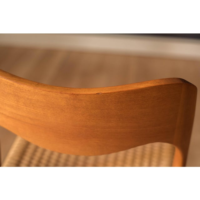 Set of Six Danish Modern Teak and Paper Cord Niels O. Moller Dining Chairs 71 For Sale - Image 18 of 18