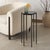 Introducing the Galvin marble top drink table in black on black. This exquisite piece brings together sleek design and...