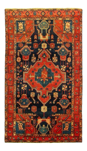 1970s Vintage Hand Knotted Malayer Rug 4'5'' X 7'10''