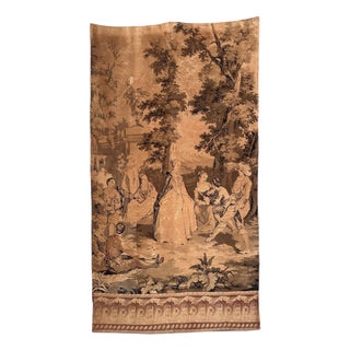 Antique French Aubusson Jacquard Tapestry Panel, 1920s For Sale