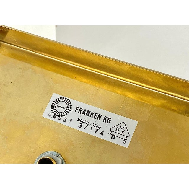 Mid-Century Gilt Brass and Crystal Icicle Glass Scone attributed to J. T. Kalmar for Kalmar, 1970s For Sale - Image 18 of 18