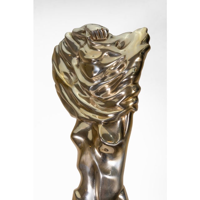 1990s Oshra Michan d'Argenta Sensuality Signed Contemporary Figurative Sculpture 1990s For Sale - Image 5 of 9