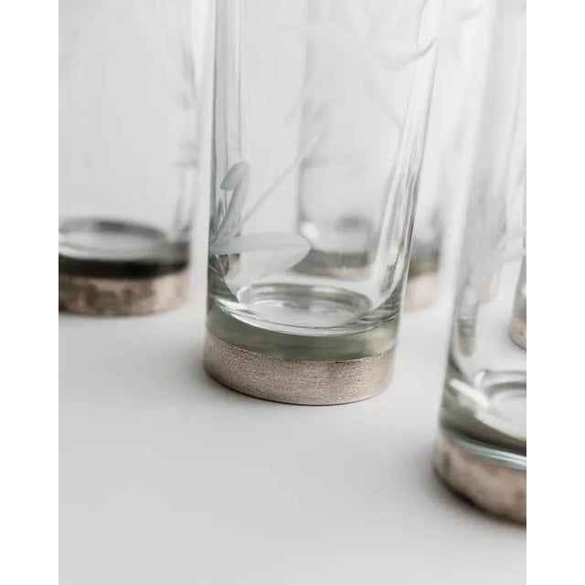 Vintage Italian Drinking Glasses, 1960s, Set of 6 For Sale - Image 5 of 11