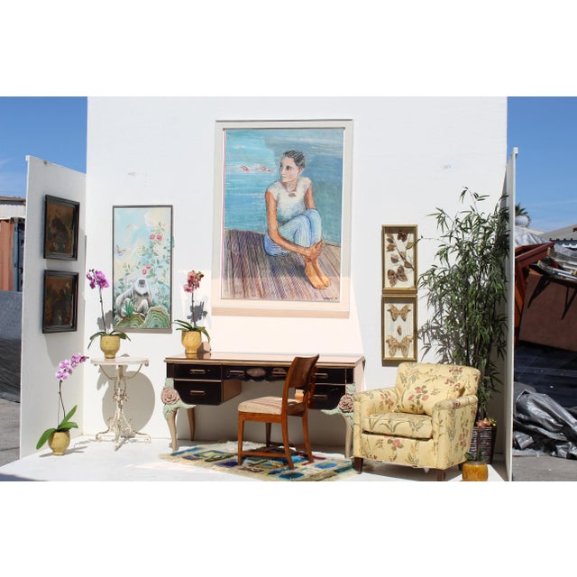 A lovely and bold Persian Contemporary Art piece by Milano Khzanjian vivid colours and a great impressive size. He has...