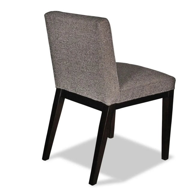 Set of 6 Ansel Boucle Arin Graphite Side Chairs From Room & Board For Sale In New York - Image 6 of 8