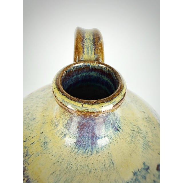 Ceramic 1982 Signed Studio Pottery Jug – Teague (w.d.g.) – Glazed Stoneware For Sale - Image 7 of 11