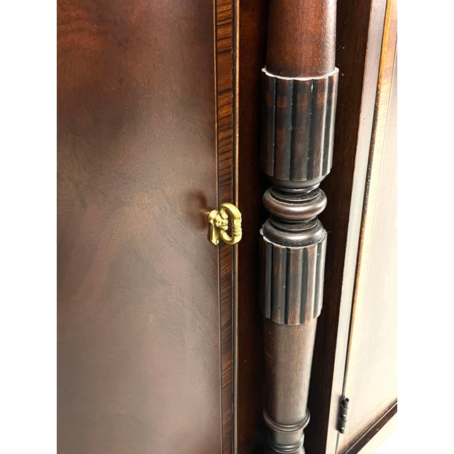 Late 20th Century Hickory Chair Federal Style Flame Mahogany & Inlaid Sideboard With Carved Paw Feet For Sale - Image 15 of 18