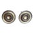 Antique Early 19th Century American Federal Neoclassical Brass Mirror Supports or Drapery Curtain Tie Backs 1810 - 1820 - A Pair For Sale
