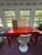 Vintage Dining Table With Extender Leaf Circa 1970s After Baughmann Style For Sale - Image 4 of 18