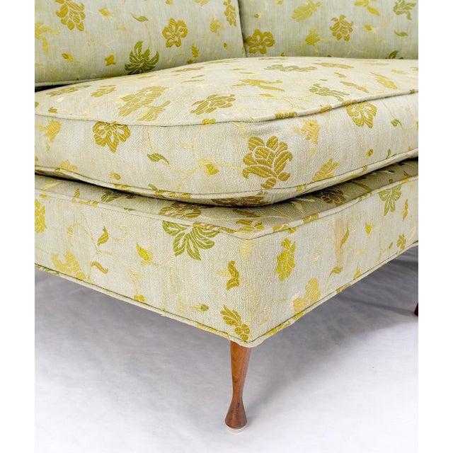 Wrap Around Mid-Century Modern Sofa W Pair Matching Marble Top Tables Mint! For Sale - Image 18 of 18