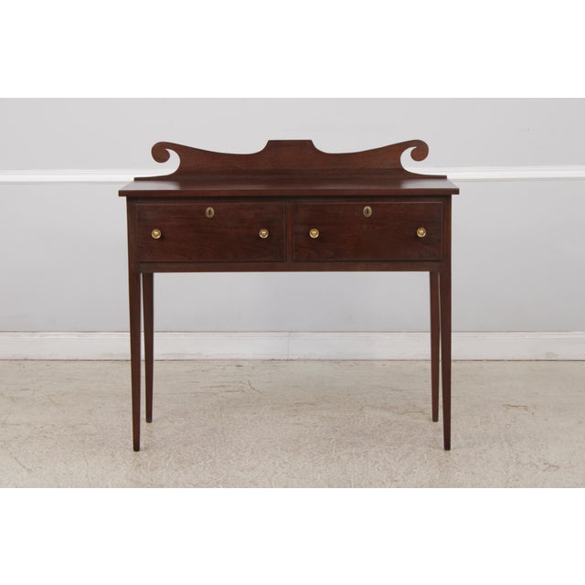 Age: Approx: 50 Years Old Details: Scrolled Backsplash Dovetailed Drawer Construction Southern Virginia Style Traditional...
