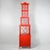 Vintage Chinoiserie Red Lacquer Duchess of Windsor Style Pagoda Etagere Cabinet For Sale - Image 10 of 18