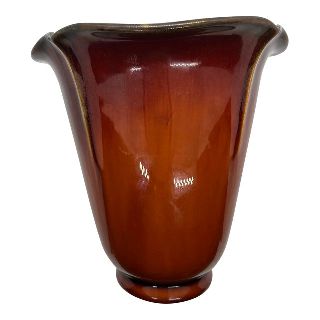 1932 Rookwood Coromandel Squeeze Bag Drip Vase #6314 For Sale