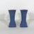 Late 20th Century Vintage Blue and White Jasperware Mini Vases, Wedgwood Style Miniature For Sale - Image 5 of 8
