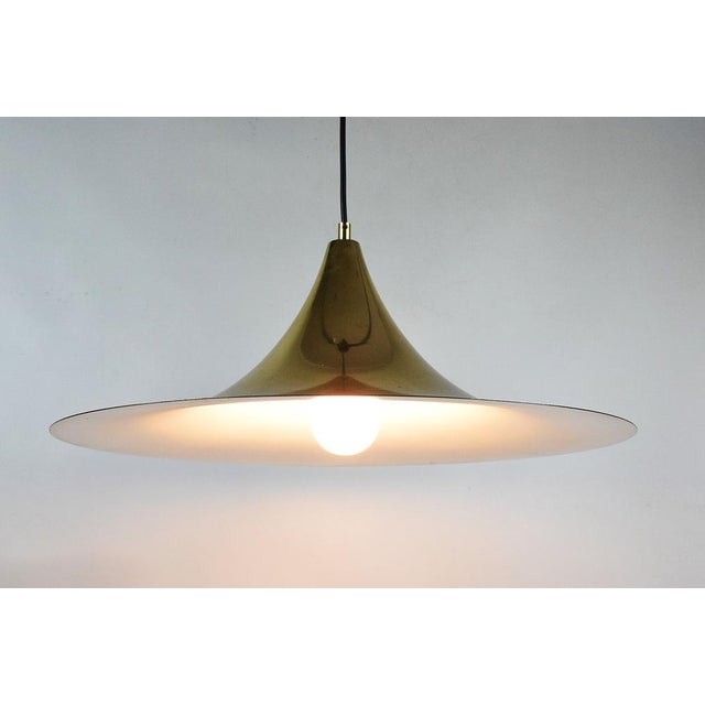 1970s Gold Hanging Lamp, 1970s For Sale - Image 5 of 10