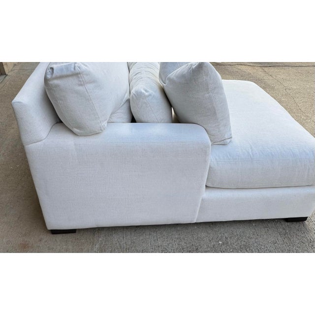 2020s Lee Industries Sectional Sofa W/ Chaise in Performance Fabric For Sale - Image 5 of 7