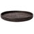 Artifacts Rattan Round Serving / Ottoman Tray in Tudor Black - 19" For Sale - Image 4 of 6